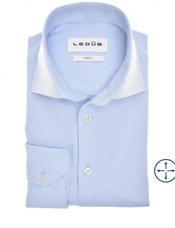 Ledub business overhemd 0343516 Licht Blauw Best