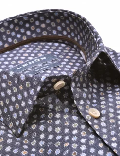 Ledub business overhemd 0142146 Donker Blauw Sale