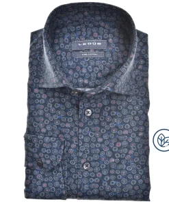 Ledub business overhemd Modern Fit 0701855 Donker Blauw Sale