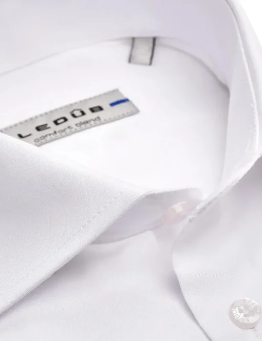 Ledub business overhemd Modern Fit 0323702 Wit Fashion