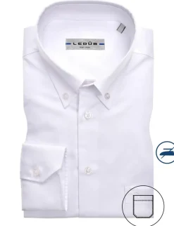 Ledub business overhemd Modern Fit 0324508 Wit Clearance