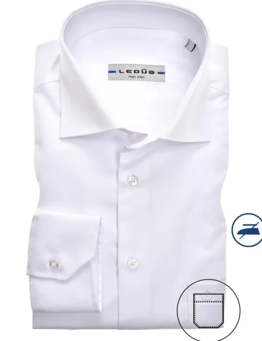 Ledub business overhemd Modern Fit 0323708 Wit Online