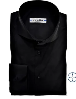 Ledub business overhemd Modern Fit 0326510 Zwart New