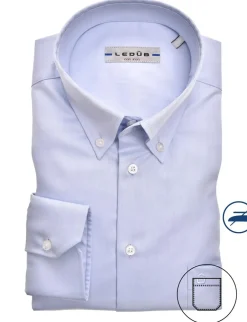 Ledub business overhemd Modern Fit 0324508 Licht Blauw Hot