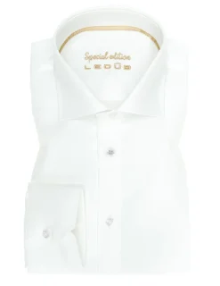 Ledub business overhemd Modern Fit 0323568 Wit/Geel New