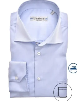 Ledub business overhemd Modern Fit 0323508 Licht Blauw Clearance