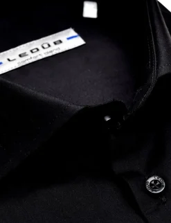 Ledub business overhemd Modern Fit 0323502 Zwart Fashion