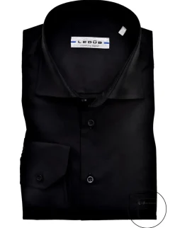 Ledub business overhemd Modern Fit 0323502 Zwart Fashion
