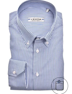 Ledub business overhemd Modern Fit 0324515 Donker Blauw New