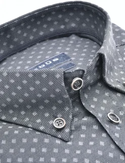 Ledub business overhemd Modern Fit 0139635 Donker Groen Sale
