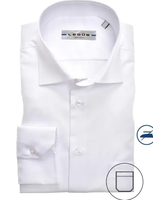 Ledub business overhemd Regular Fit 0313508 Wit Best