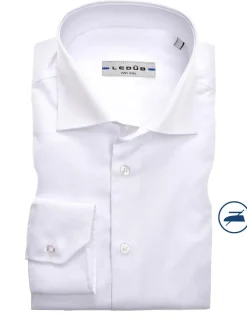 Ledub business overhemd Slim Fit 0343518 Wit Fashion