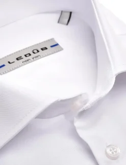 Ledub business overhemd Slim Fit 0343518 Wit Fashion