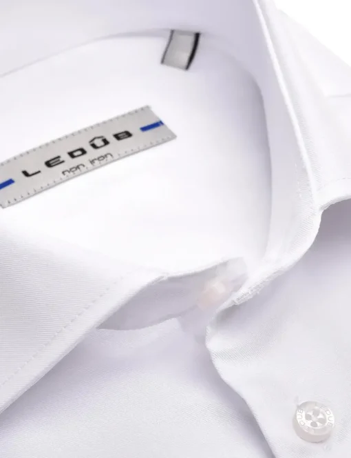Ledub business overhemd Slim Fit 0343518 Wit Fashion