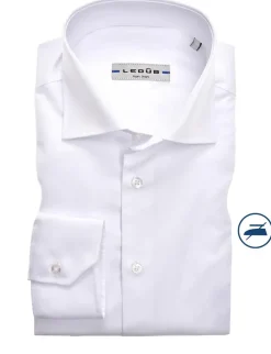 Ledub business overhemd Slim Fit 0343718 Wit Hot