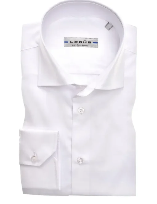 Ledub business overhemd Slim Fit 0343512 Wit New