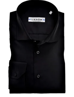 Ledub business overhemd Slim Fit 0343512 Zwart Clearance