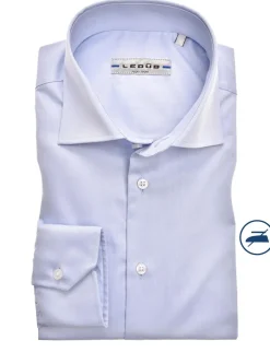 Ledub business overhemd Slim Fit 0343718 Licht Blauw Fashion