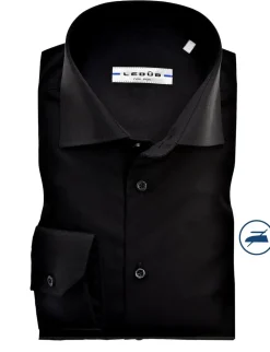 Ledub business overhemd Slim Fit 0343518 Zwart Discount