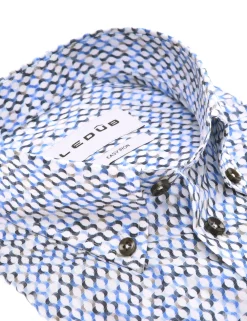 Ledub overhemd Modern Fit 0142822 Blauw Online