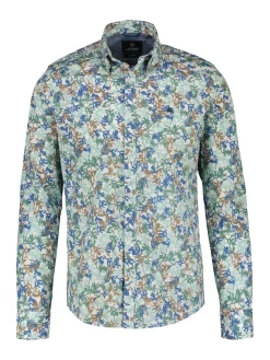Lerros overhemd 2421406 Blauw Fashion