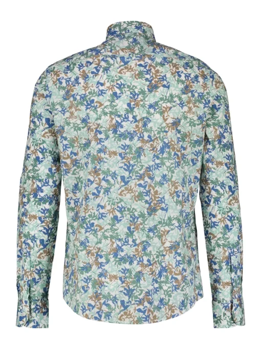 Lerros overhemd 2421406 Blauw Fashion