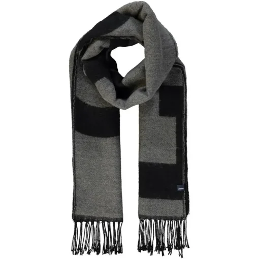 Lerros sjaals 5391014 Grijs Clearance