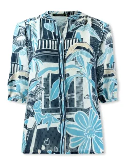 Lizzy & Coco blouse dae Blauw Clearance