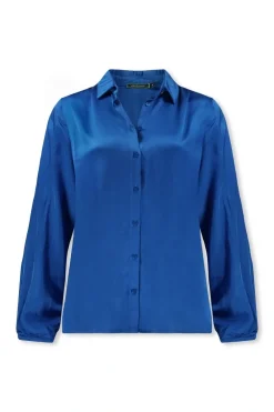 Lizzy & Coco blouse 248-DALI-SAT Kobalt Discount