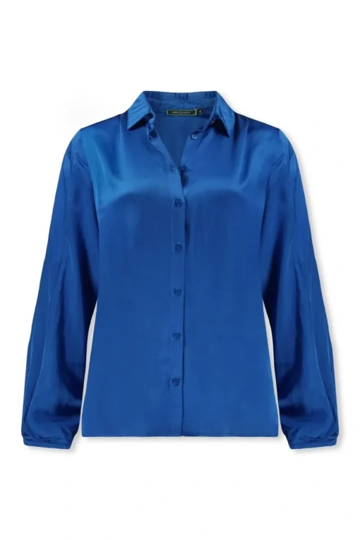Lizzy & Coco blouse 248-DALI-SAT Kobalt Discount