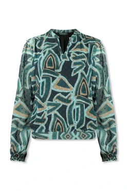 Lizzy & Coco blouse 248-SEV Aqua Clearance