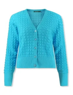 Lizzy & Coco gebreid vest ezzi Blauw Outlet