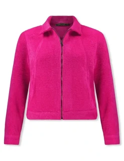 Lizzy & Coco gebreid vest 2410-AYDA Fuxia Discount