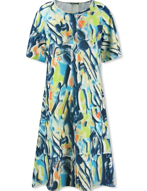 Lizzy & Coco jurk ceoni Blauw Clearance