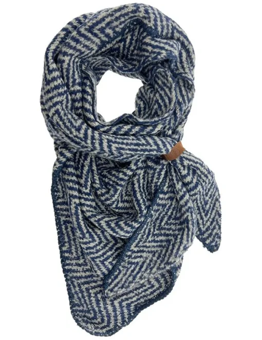 Lot 83 sjaals 24-ANNA Donker Blauw Hot