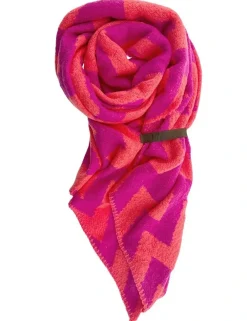 Lot 83 sjaals 24-FEM ZIGZAG Fuxia Online