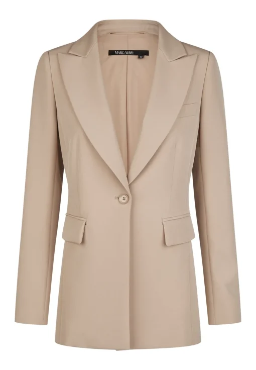 Marc Aurel blazer 3840-2023-93262. Beige Sale
