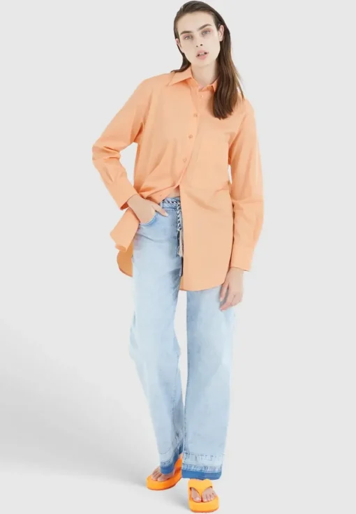 Marc Aurel blouse 6085-1000-93066 Oranje Discount