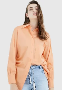 Marc Aurel blouse 6085-1000-93066 Oranje Discount