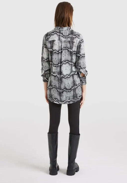 Marc Aurel blouse 6226-1001-93125 Grijs Hot