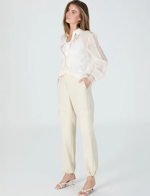 Marc Aurel blouse 6285-1010-93403 Beige Outlet