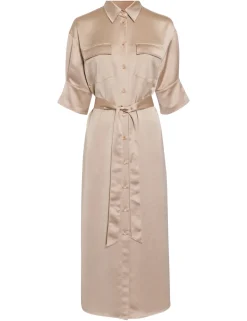 Marc Aurel feestjurken 6553-2000-93424 Beige Hot
