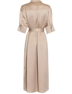 Marc Aurel feestjurken 6553-2000-93424 Beige Hot
