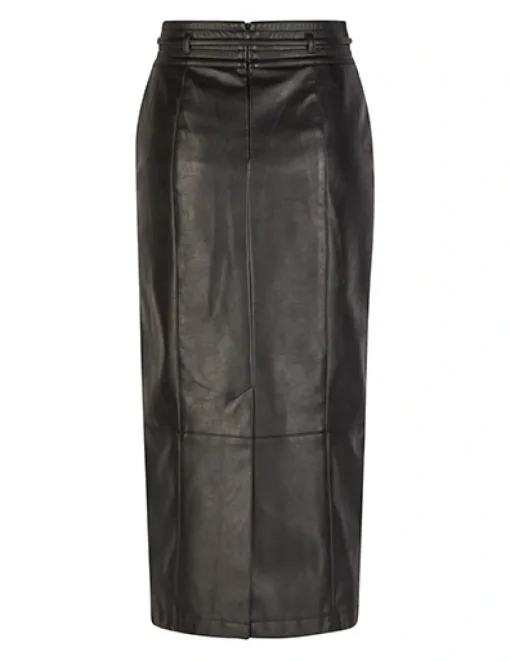 Marc Aurel leren rok 2303-2010-92699 Zwart Fashion