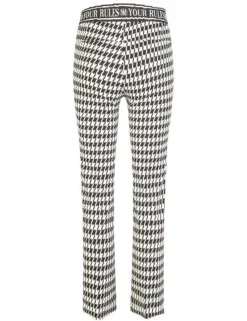 Marc Aurel pantalons 1813-7002-73781 Wit/Zwart Best