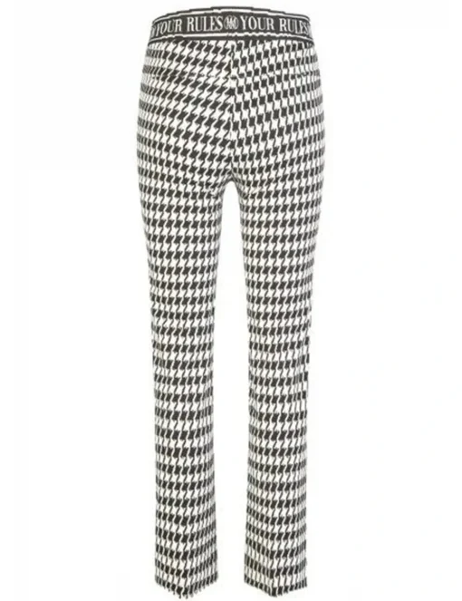 Marc Aurel pantalons 1813-7002-73781 Wit/Zwart Best