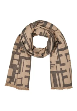 Marc Aurel sjaals 9610-1000-61439 Zwart Hot