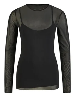 Marc Aurel t-shirts 7609-7011-73805 Zwart Hot