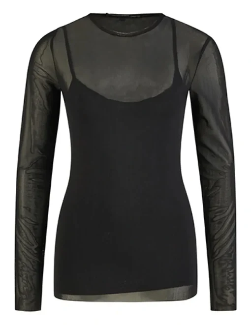 Marc Aurel t-shirts 7609-7011-73805 Zwart Hot