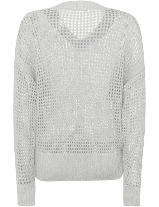 Marc Aurel v-hals trui 8953-8000-82056 Licht Grijs Best